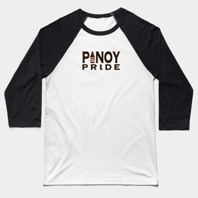 PINOY PRIDE SANMIG BACKPRINT TEE MUG Baseball T-Shirt by Aydapadi Studio